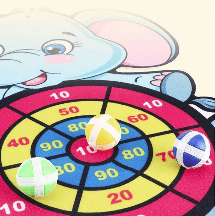 Animal Friends Sticky Dartboard - Safe Fun for Kids