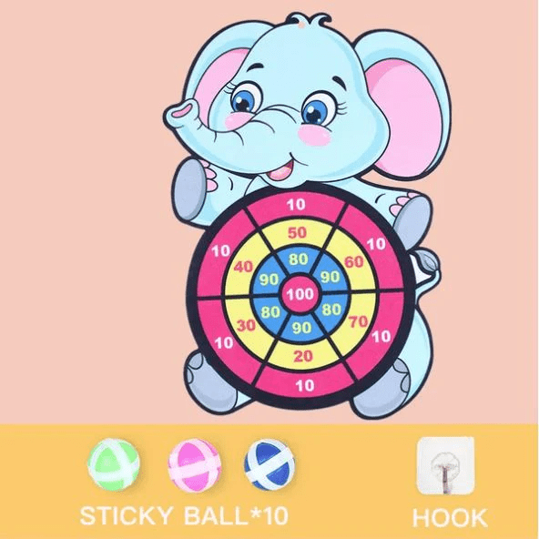 Animal Friends Sticky Dartboard - Safe Fun for Kids