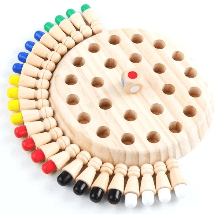 MemoryMaster Wooden Memory Game - Challenging and Educational