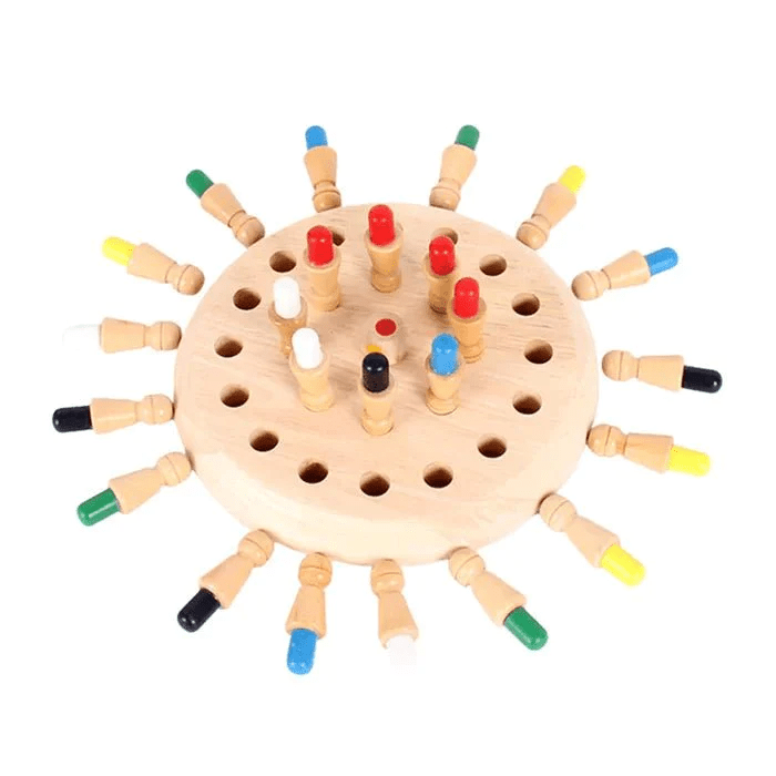 MemoryMaster Wooden Memory Game - Challenging and Educational