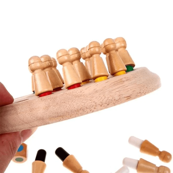 MemoryMaster Wooden Memory Game - Challenging and Educational