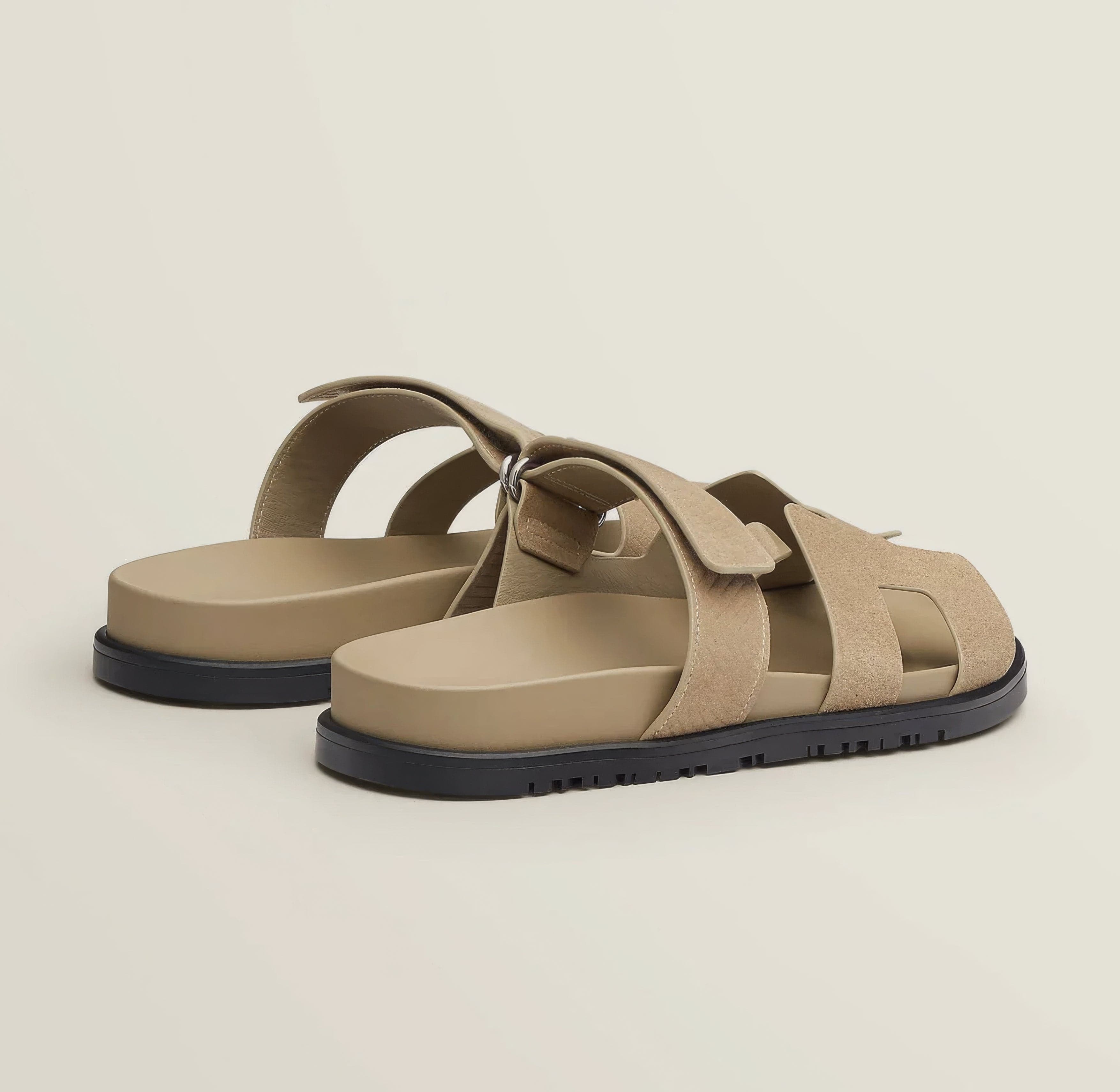 Elegant Leather Strap Sandals – Comfort Meets Chic