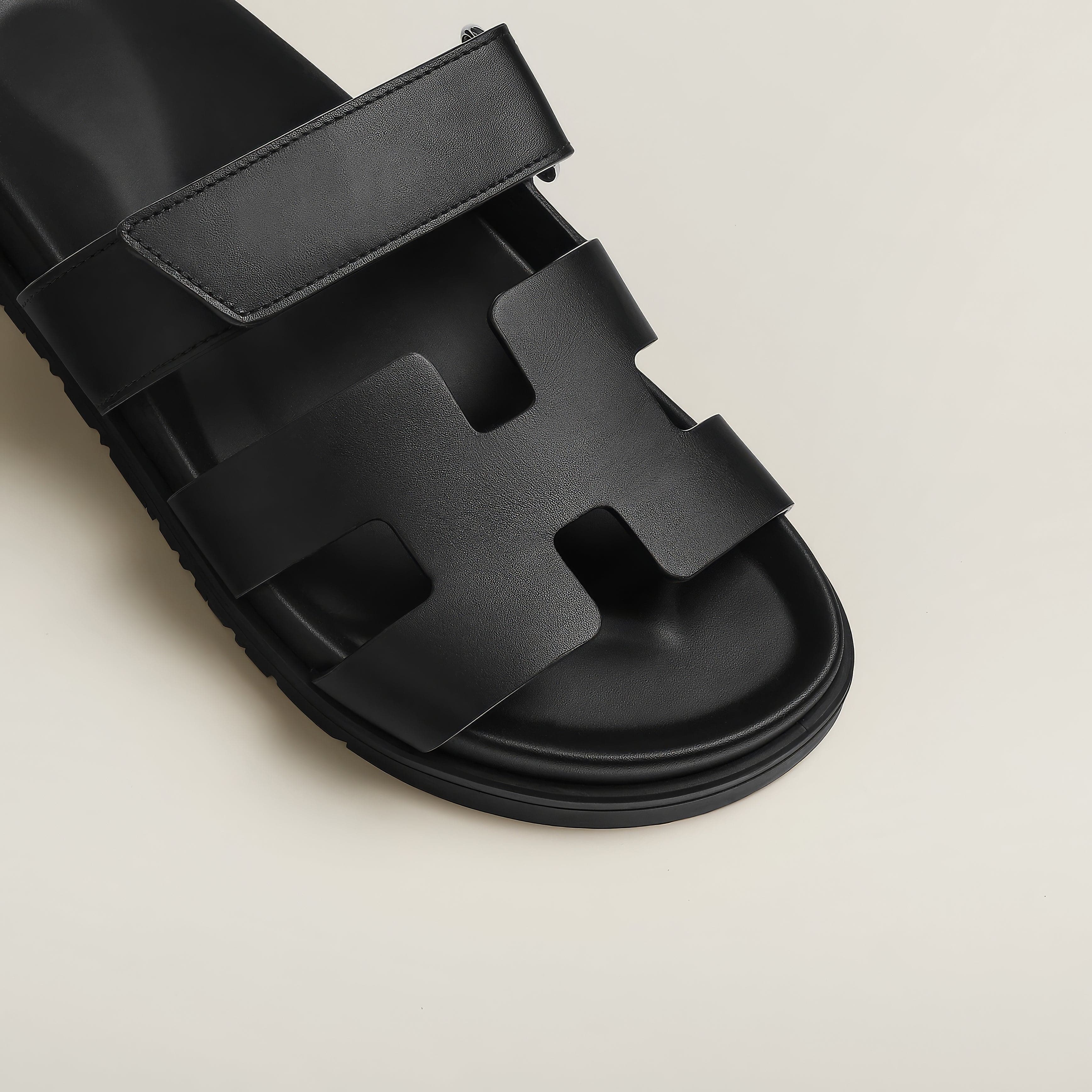 Elegant Leather Strap Sandals – Comfort Meets Chic
