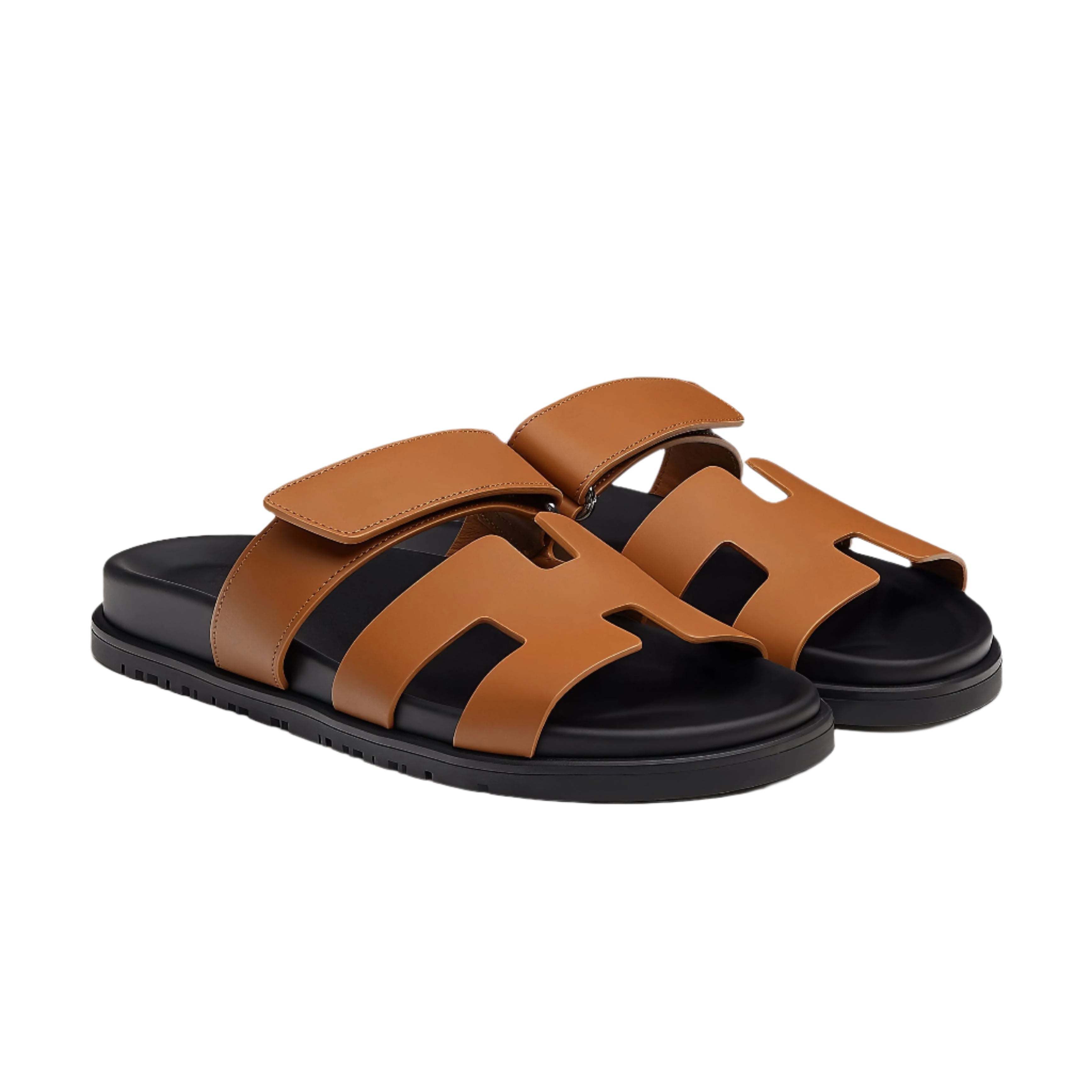 Elegant Leather Strap Sandals – Comfort Meets Chic