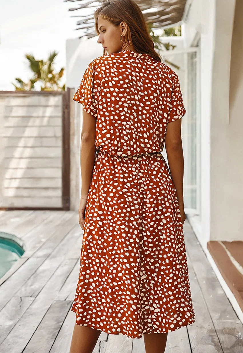 Daniella Midi Dress – Chic and Breezy for Sunny Days
