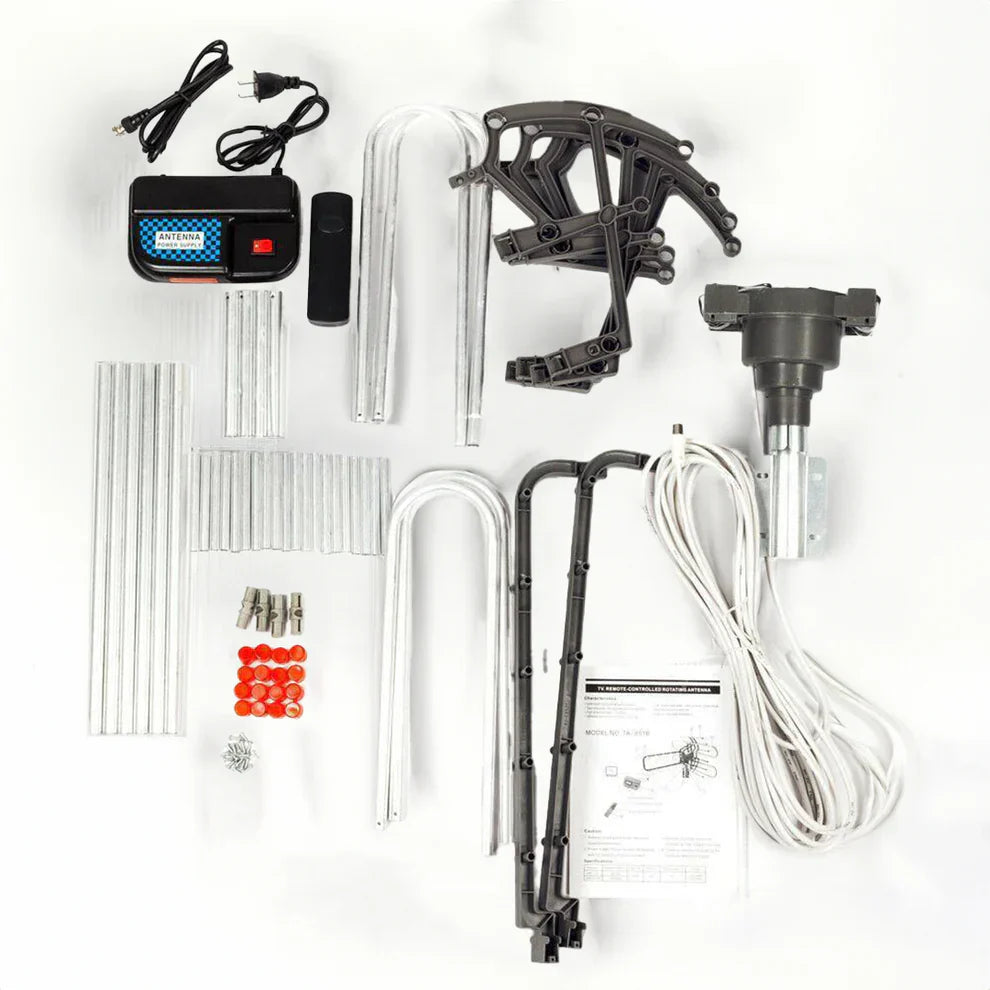 Outdoor TV Antenna 360° – Long Range & Signal Amplification
