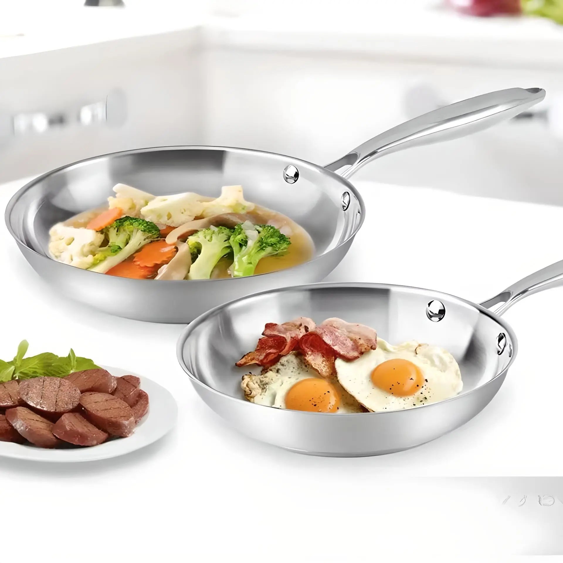 ChefSteel Stainless Steel Frying Pan – Professional and Stylish Cooking