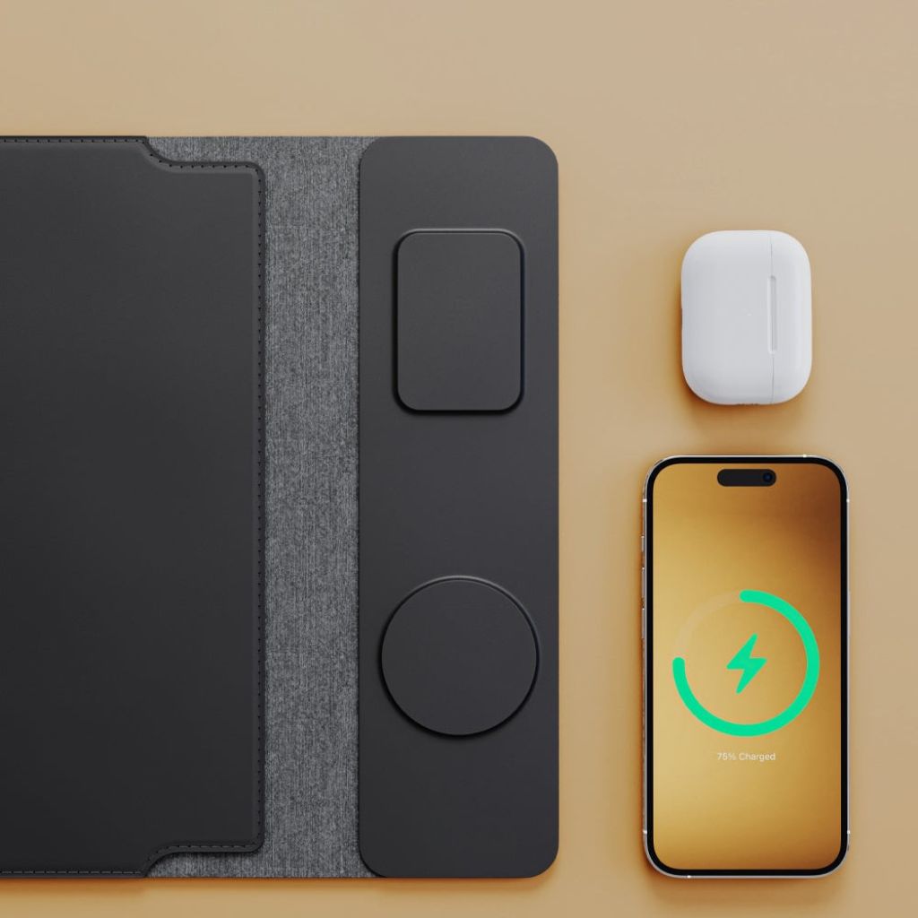 PowerDesk Sleeve – Slim Laptop Case with Wireless Charging Function