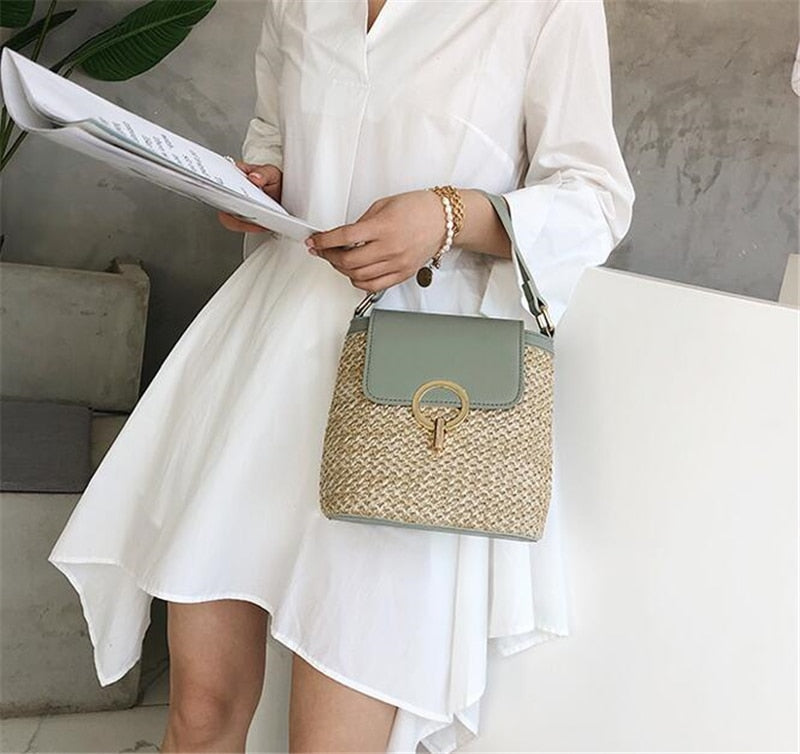 Eva Straw Chic Bag – Natural and Elegant
