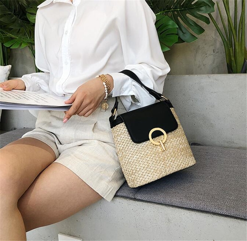 Eva Straw Chic Bag – Natural and Elegant