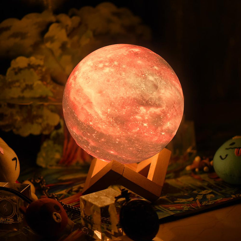 3D Moon Lamp with Colour Magic – Atmospheric Light for Every Room