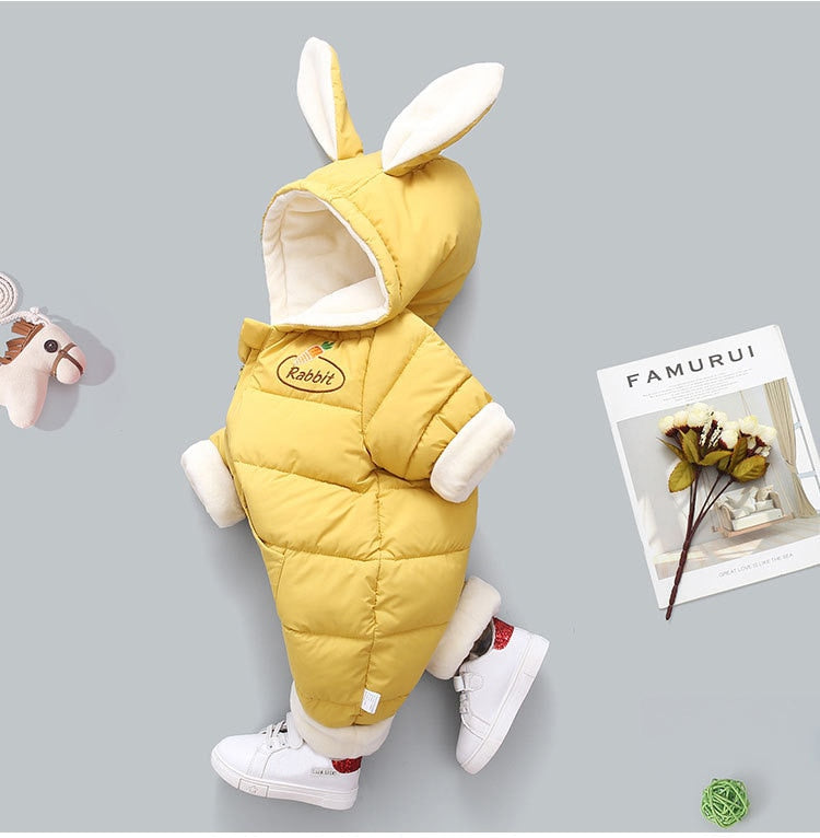 Rabbit - Soft Baby Jumpsuit - Irresistibly Cute and Comfortable
