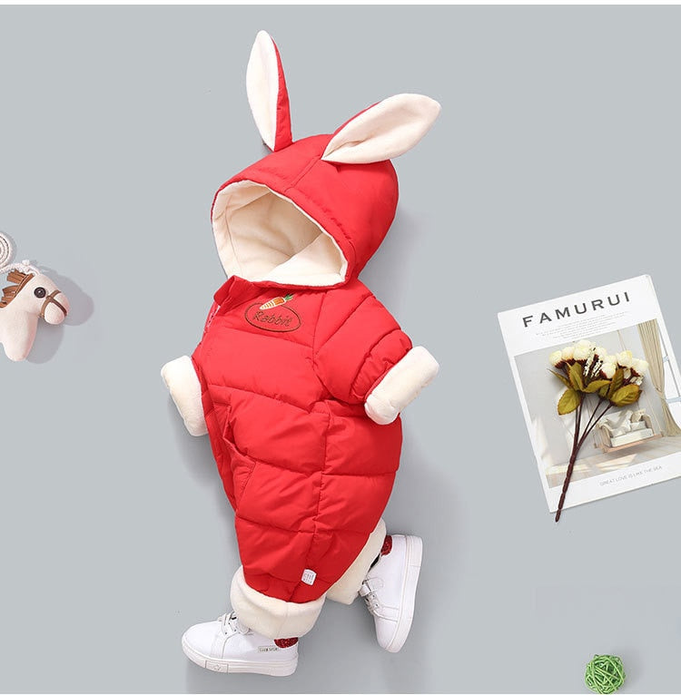Rabbit - Soft Baby Jumpsuit - Irresistibly Cute and Comfortable