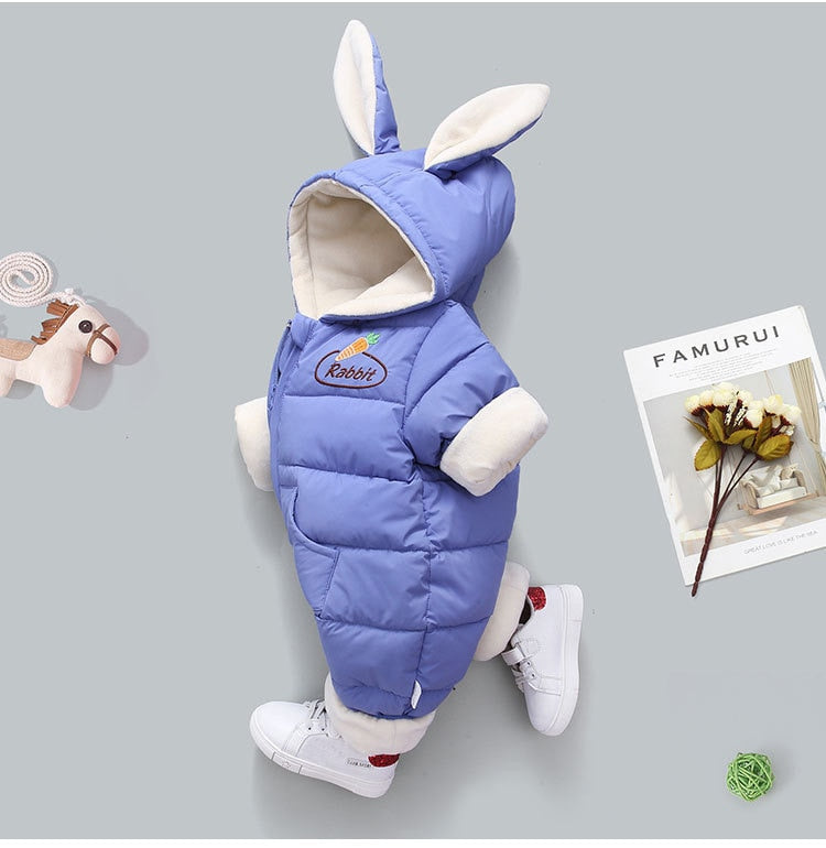 Rabbit - Soft Baby Jumpsuit - Irresistibly Cute and Comfortable