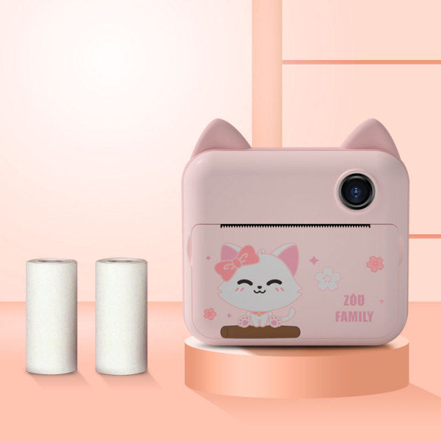Creative Kids Instant Camera with Dual Lens – Direct Printing Fun