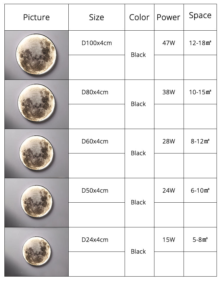 Luna 3D Ceiling Light – Magical Atmosphere and Warm Light