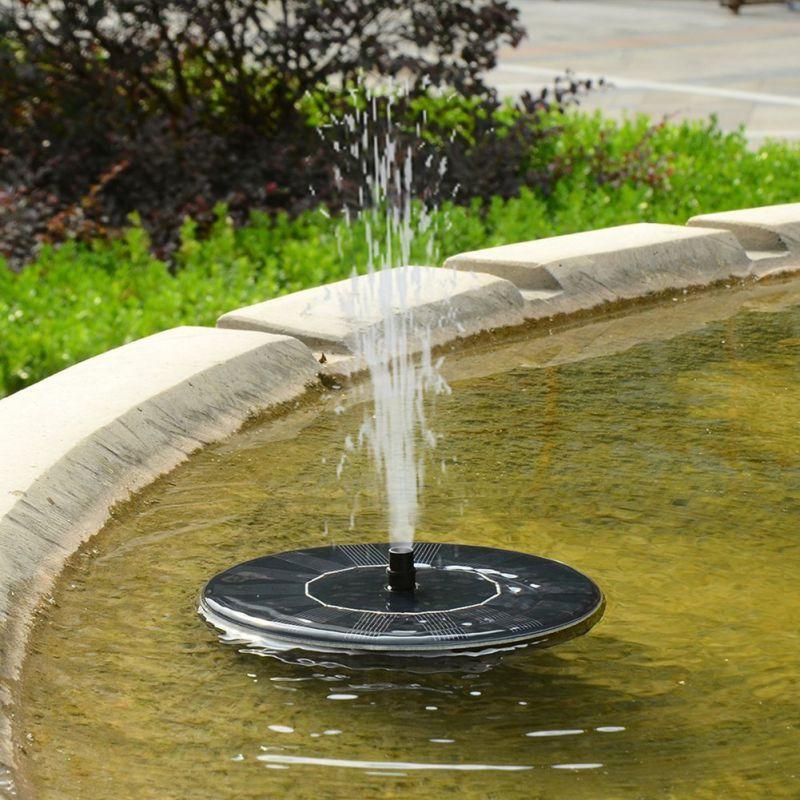 Floating Solar Water Fountain – Eco-Friendly Garden and Pond Feature