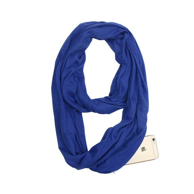 Infinity Scarf with Hidden Pocket – Style & Safety in One