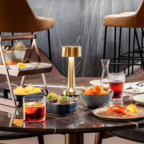 AuraLux Table Lamp – Modern, Minimalist, and Dimmable