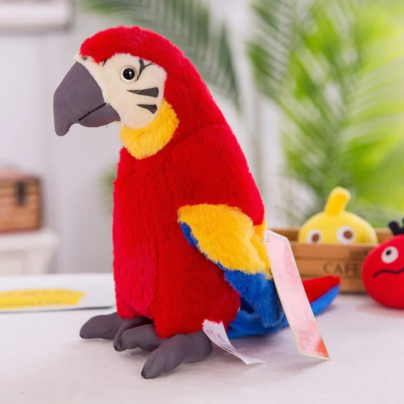 Kids’ TalkBack Parrot – Interactive Plush with Voice Mimicry
