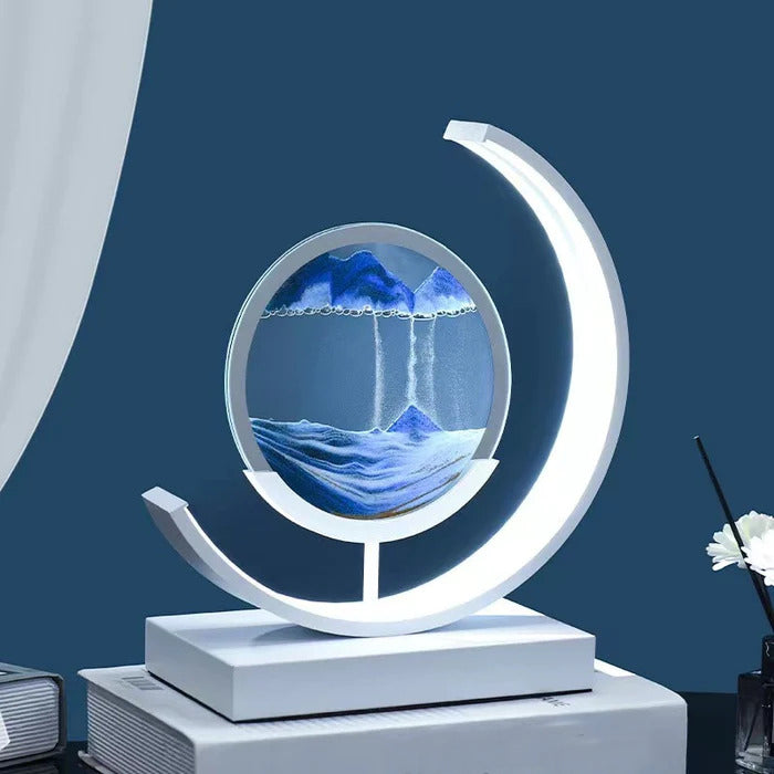 SandLight 3D Sand Table Lamp – Relaxing Design with Moving Sand