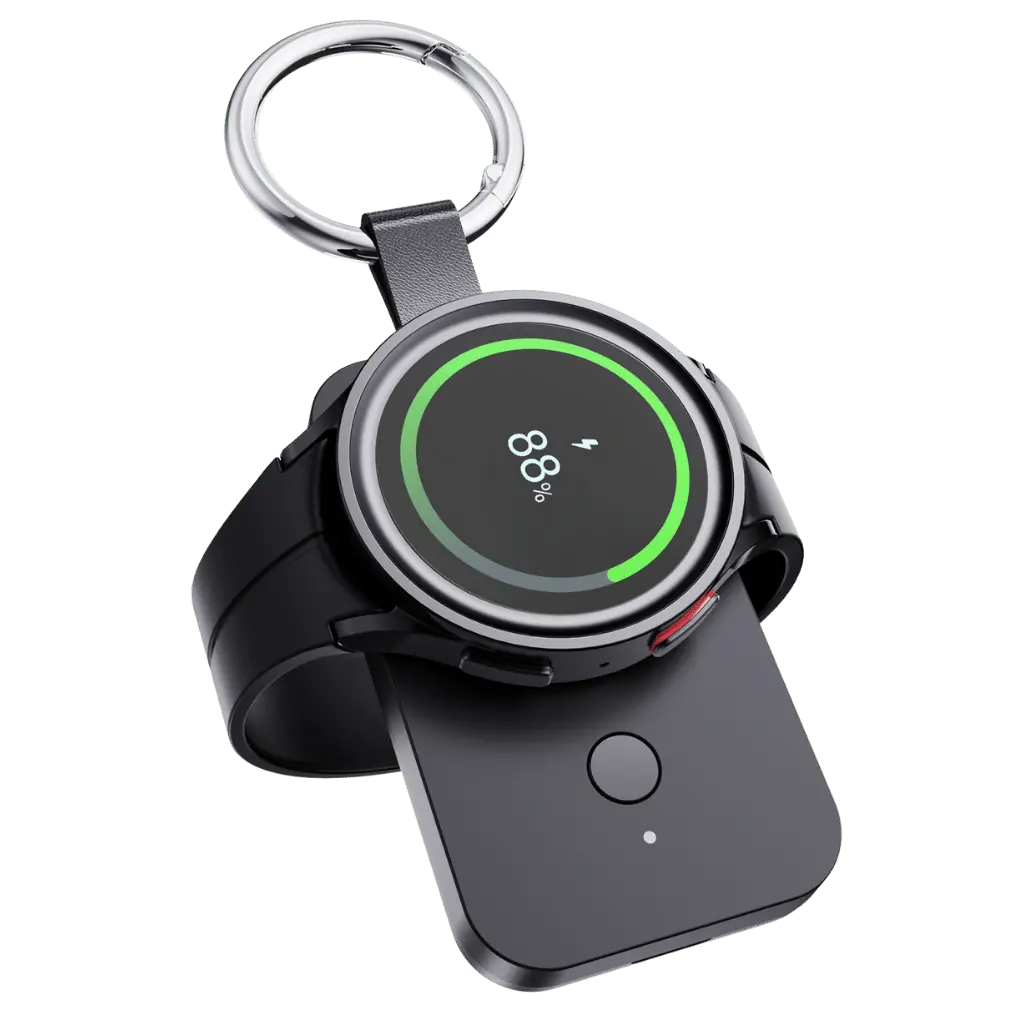 Portable Smartwatch Power Bank – Keychain Charger for On-the-Go