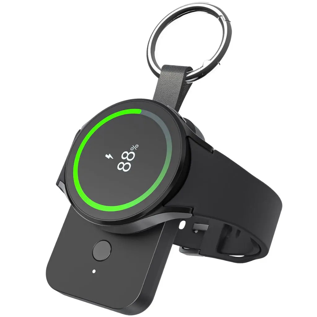 Portable Smartwatch Power Bank – Keychain Charger for On-the-Go