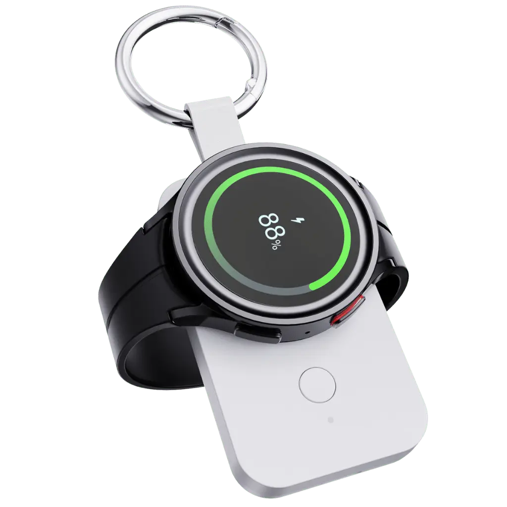 Portable Smartwatch Power Bank – Keychain Charger for On-the-Go