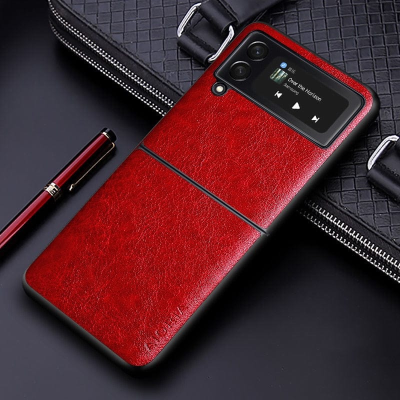 Premium Leather Case for Flip Phone – Elegant and Reliable Protection