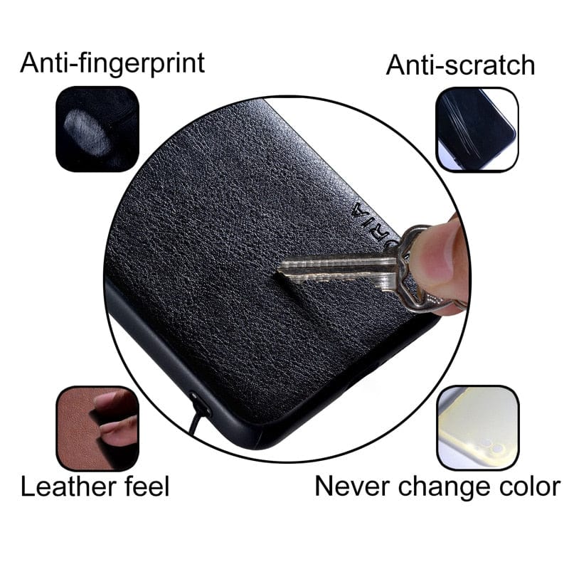 Premium Leather Case for Flip Phone – Elegant and Reliable Protection