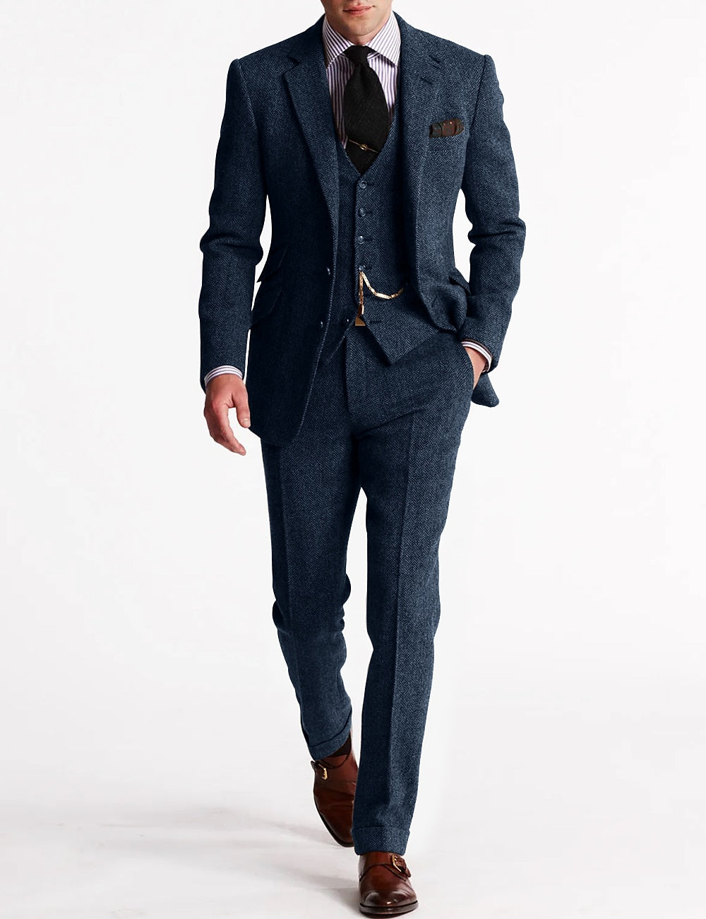 Vintage 3-Piece Men's Suit – Perfect for Parties and Formal Occasions