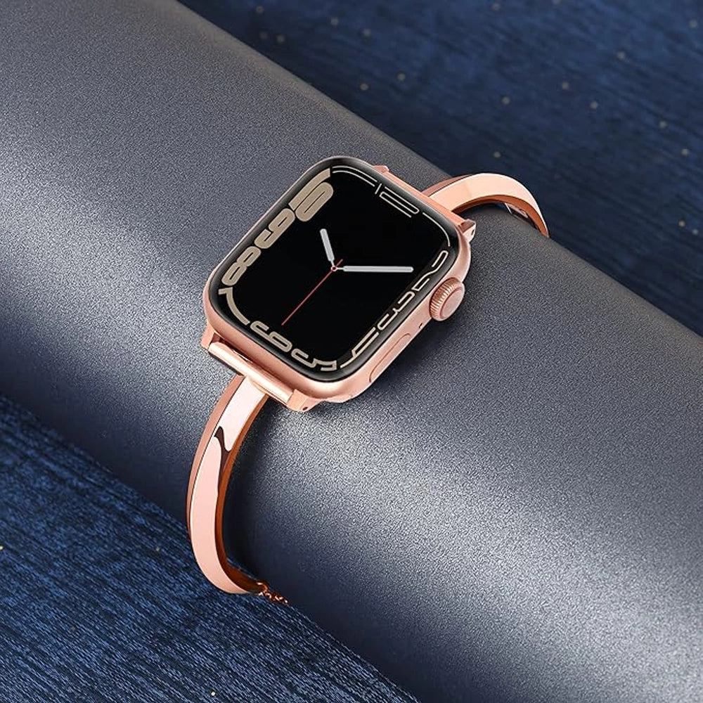 Slim Link Band – Luxe Stainless Steel Apple Watch Band for Women