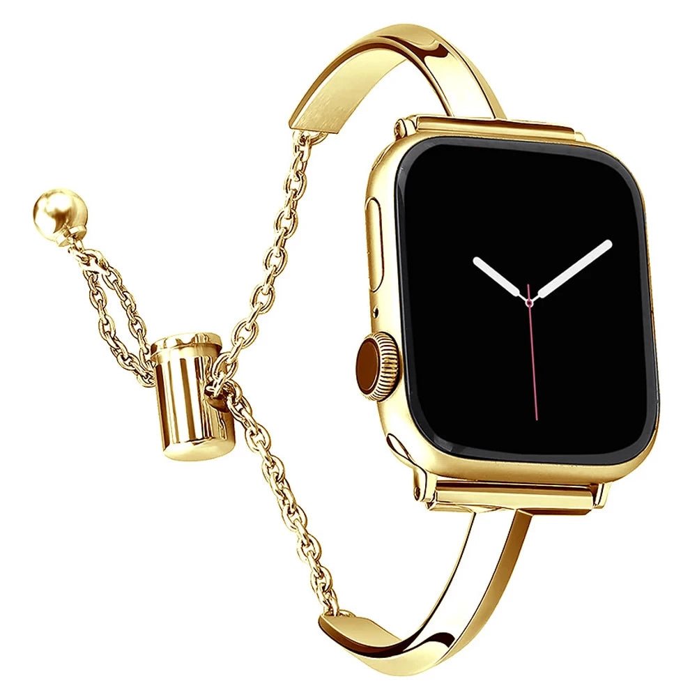 Slim Link Band – Luxe Stainless Steel Apple Watch Band for Women