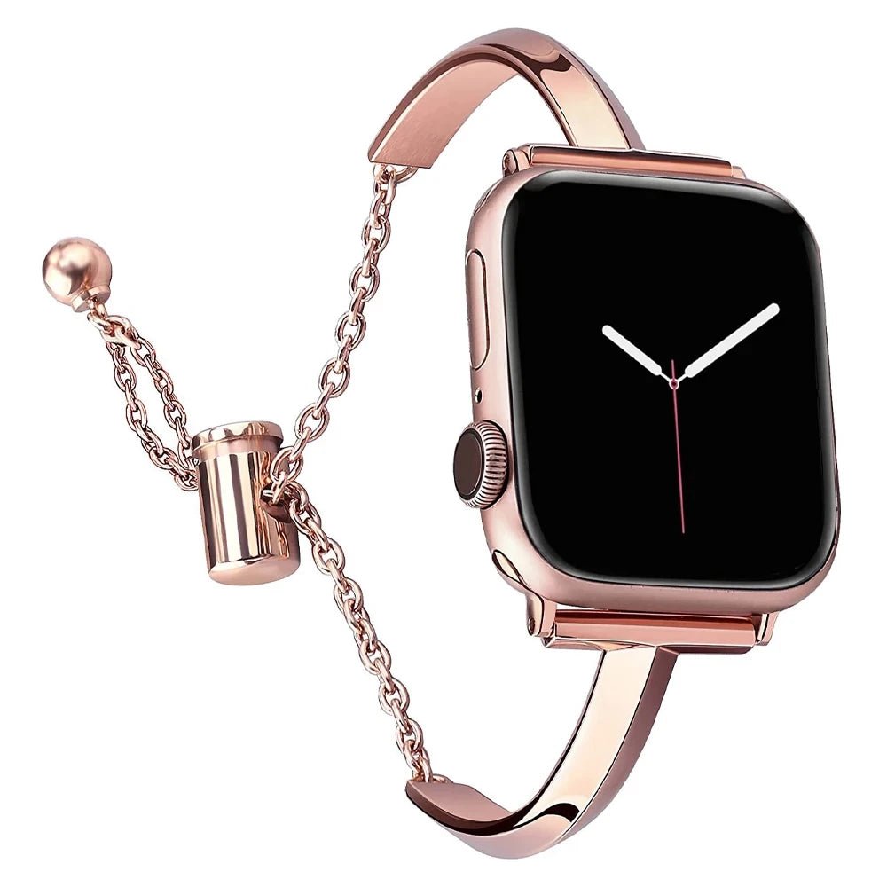 Slim Link Band – Luxe Stainless Steel Apple Watch Band for Women