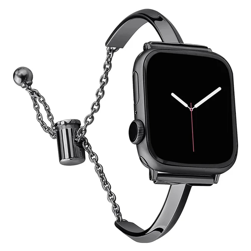 Slim Link Band – Luxe Stainless Steel Apple Watch Band for Women