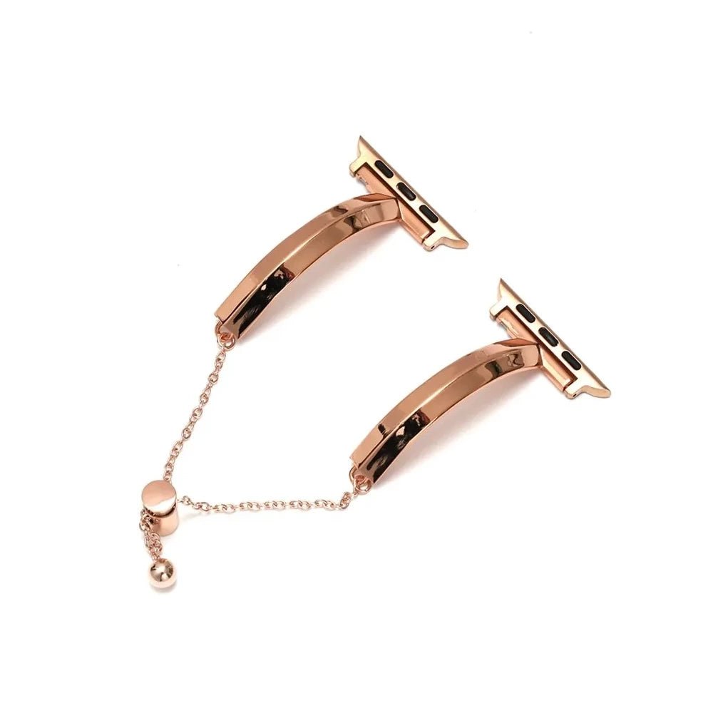 Slim Link Band – Luxe Stainless Steel Apple Watch Band for Women