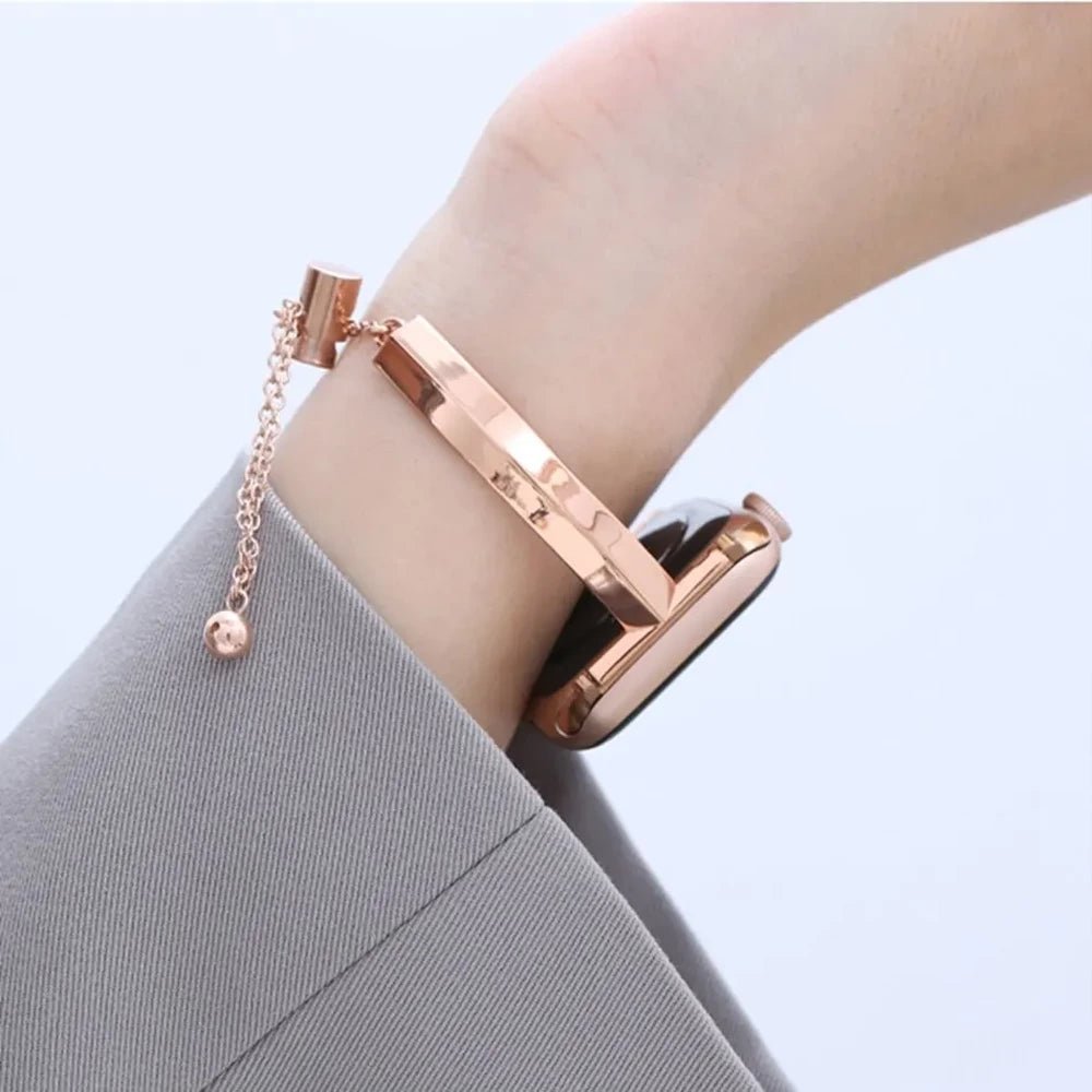 Slim Link Band – Luxe Stainless Steel Apple Watch Band for Women