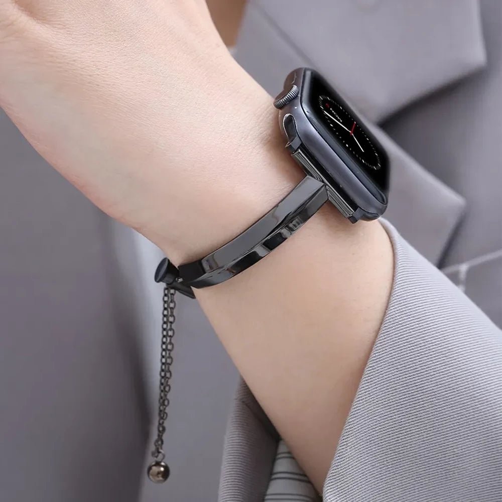 Slim Link Band – Luxe Stainless Steel Apple Watch Band for Women