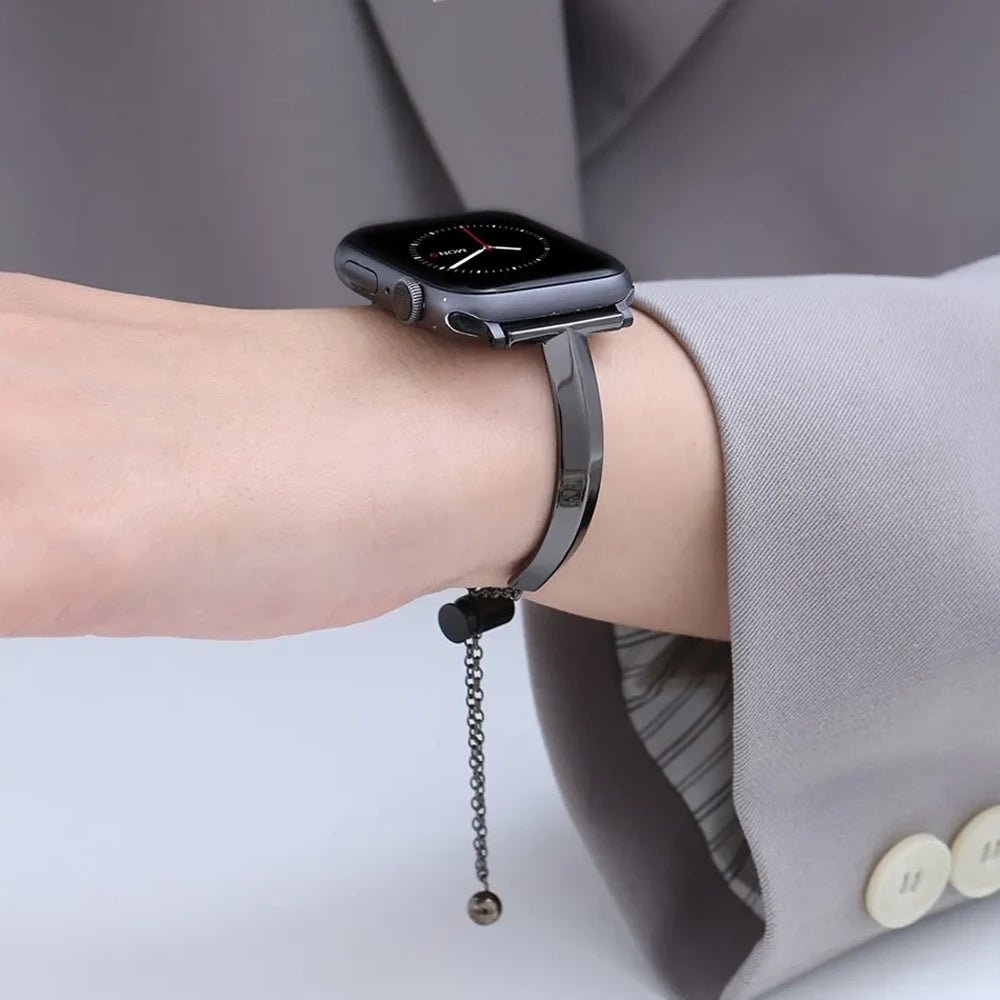 Slim Link Band – Luxe Stainless Steel Apple Watch Band for Women