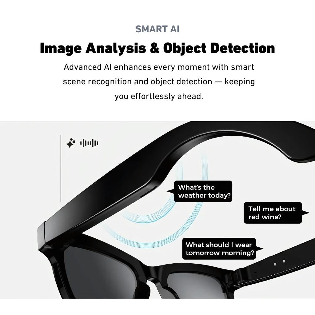 VisionX Smartglasses – Smart Glasses with Camera and Audio in Stylish Design