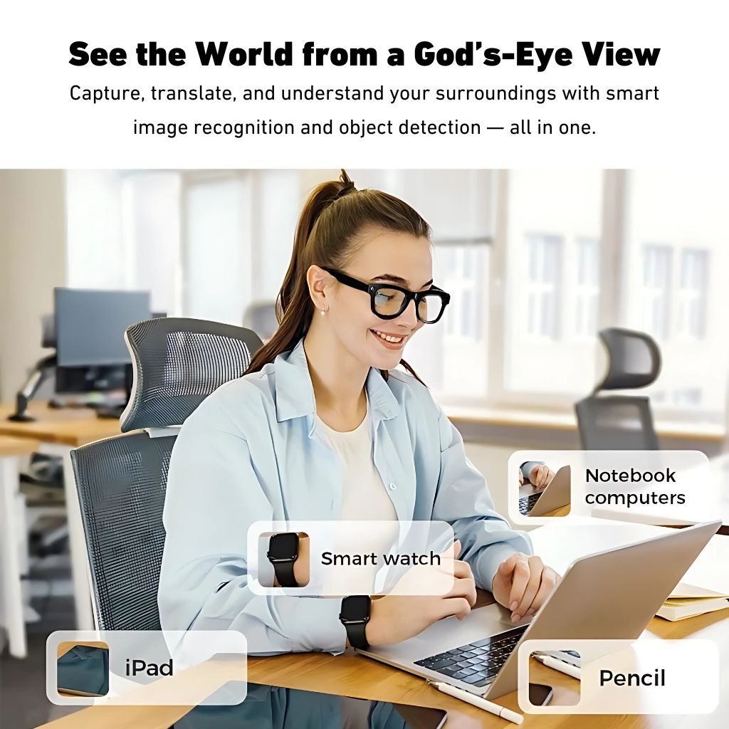 VisionX Smartglasses – Smart Glasses with Camera and Audio in Stylish Design