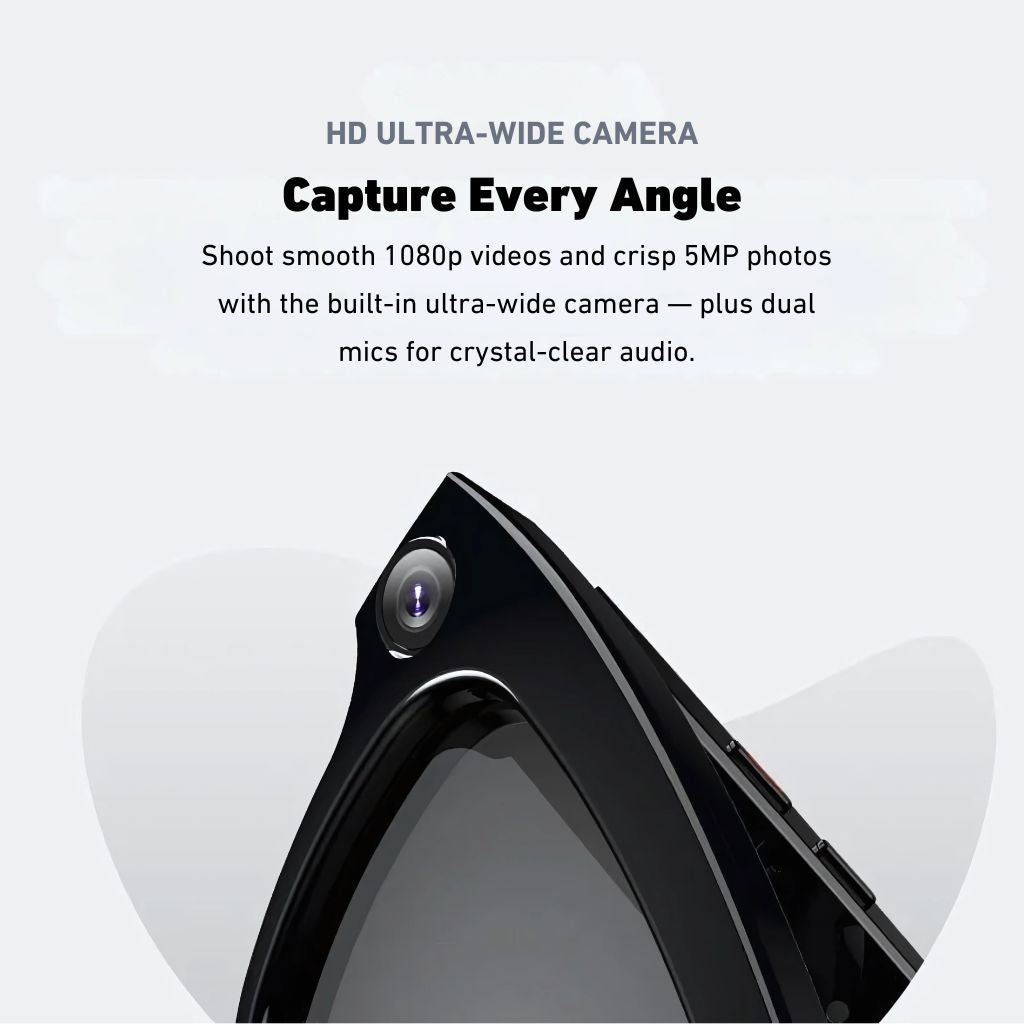 VisionX Smartglasses – Smart Glasses with Camera and Audio in Stylish Design