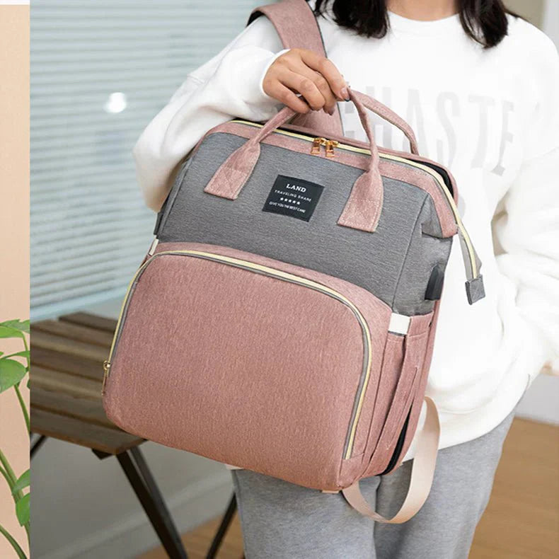 Multifunctional Diaper Bag - All-in-One Solution for On-the-Go