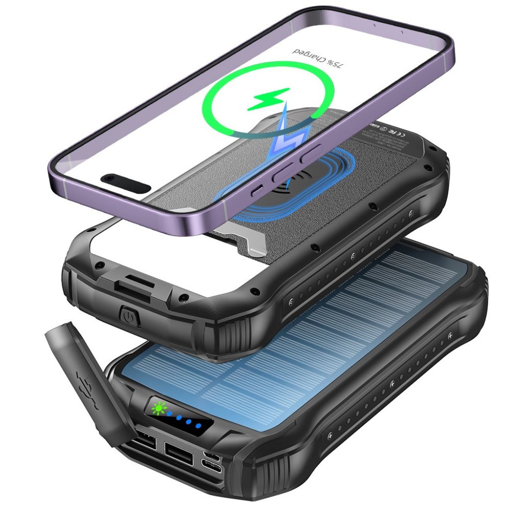 Solar Energy Power Bank – Portable Charger with High Capacity