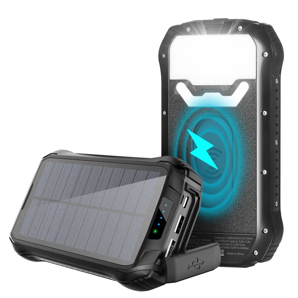 Solar Energy Power Bank – Portable Charger with High Capacity