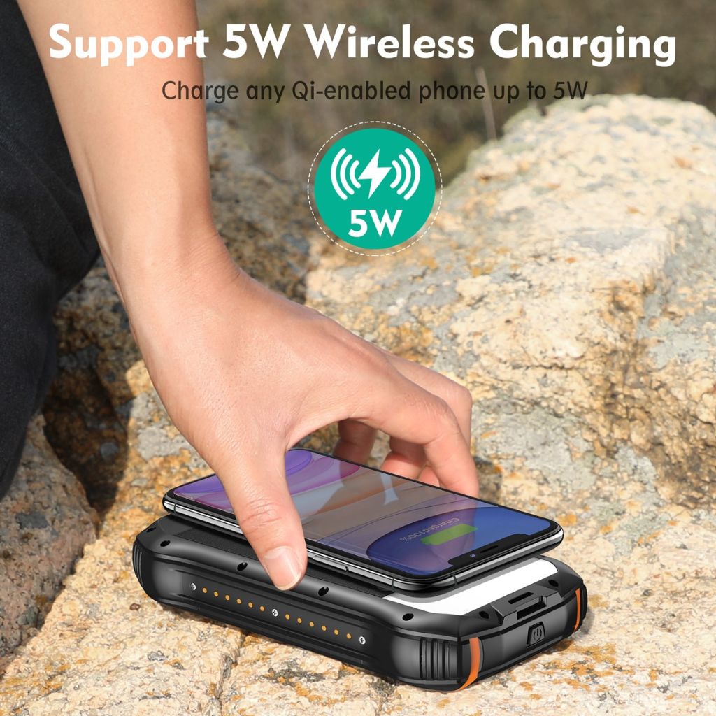 Solar Energy Power Bank – Portable Charger with High Capacity