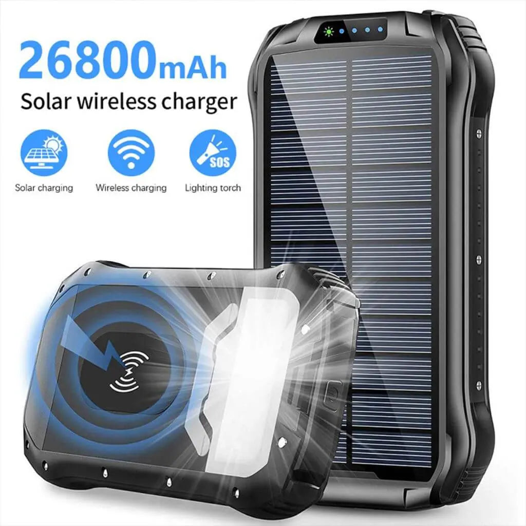 Solar Energy Power Bank – Portable Charger with High Capacity