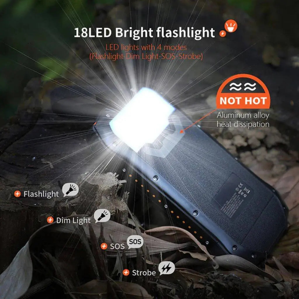 Solar Energy Power Bank – Portable Charger with High Capacity