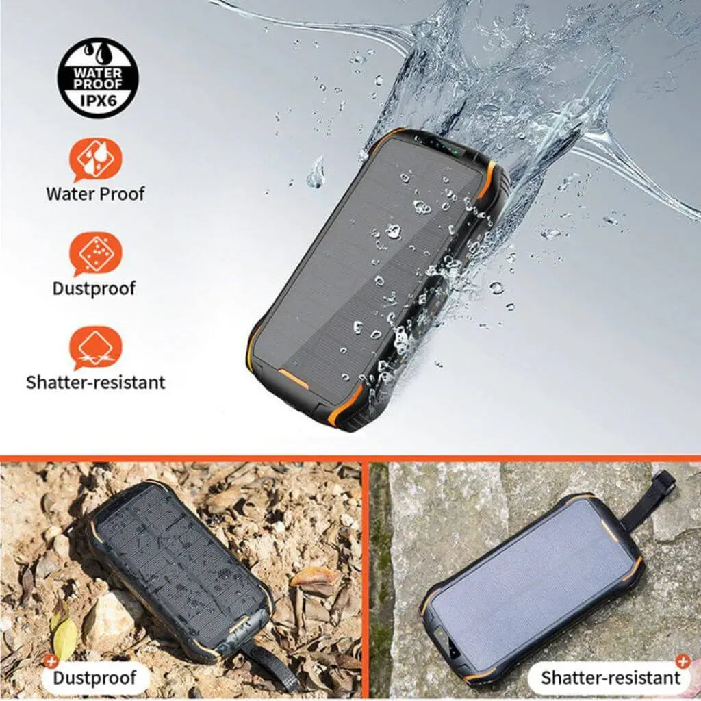 Solar Energy Power Bank – Portable Charger with High Capacity