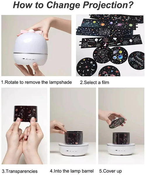 Starry Sky Projector Lamp – Magical and Relaxing Light